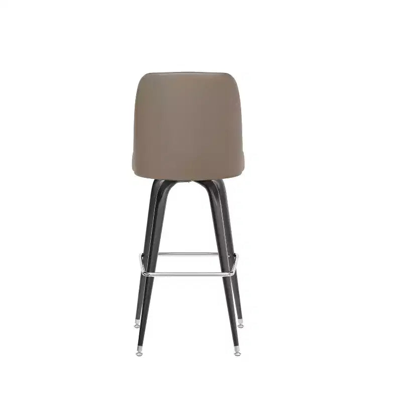Emma and Oliver 2 Pack Metal Barstool with Swivel Bucket Seat