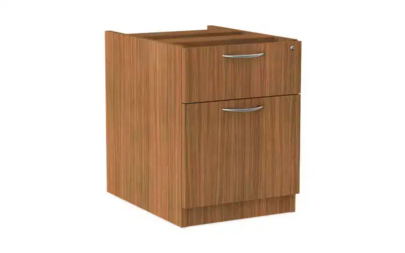Alera Alera Valencia Series Hanging Pedestal File, Left/Right, 2-Drawer: Box/File, Legal/Letter, Modern Walnut,15.63 x 20.5 x 19.25