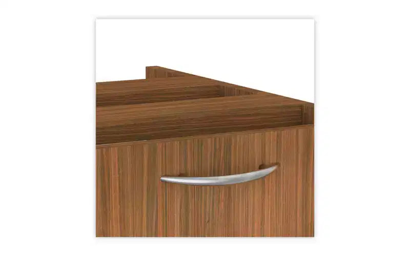 Alera Alera Valencia Series Hanging Pedestal File, Left/Right, 2-Drawer: Box/File, Legal/Letter, Modern Walnut,15.63 x 20.5 x 19.25