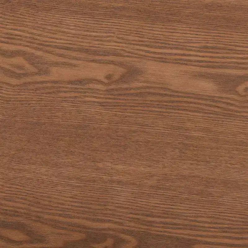 Baxton Studio Macayle Mid-Century Modern Walnut Wood Platform Bed