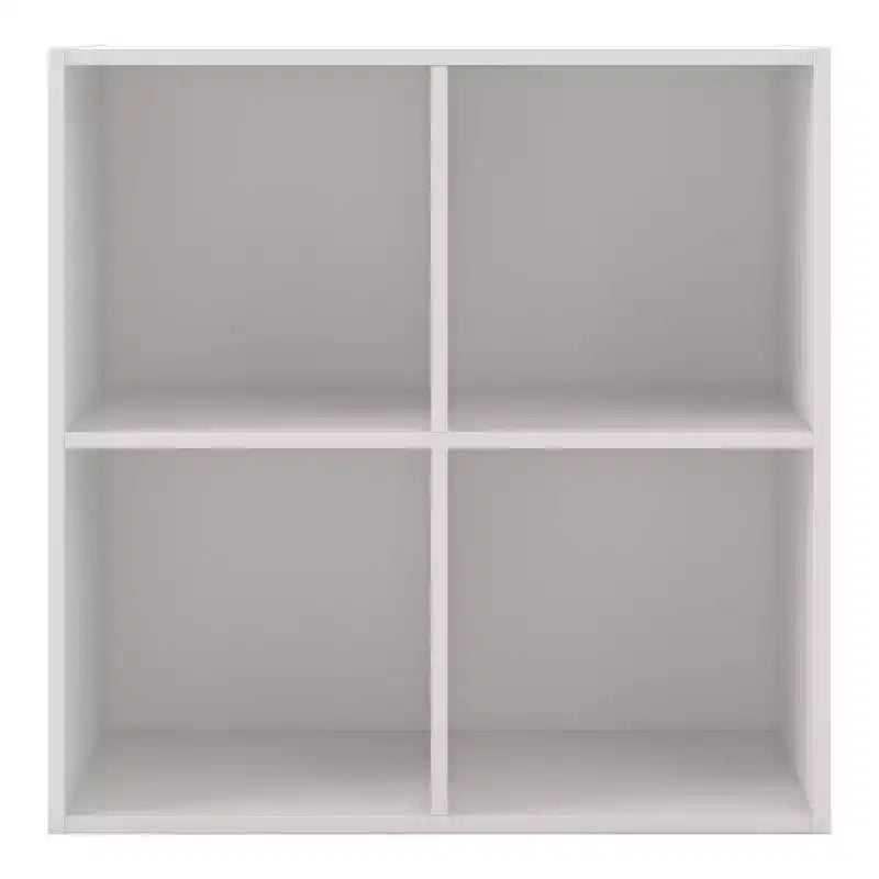 24/7 Shop At Home 24" Silkpath Modern 4 Cube Stackable and Modular Bookcase