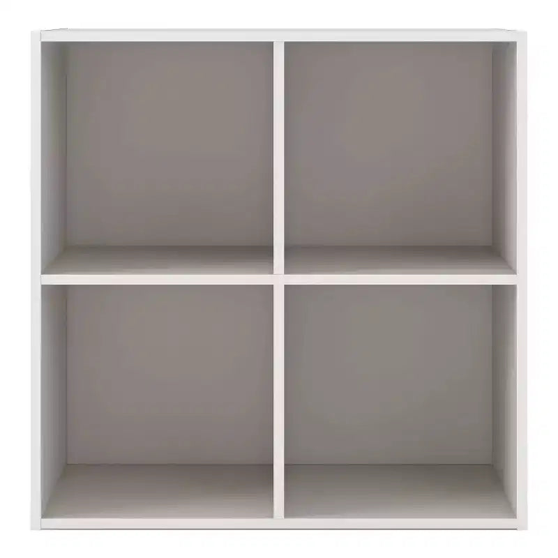 24/7 Shop At Home 24" Silkpath Modern 4 Cube Stackable and Modular Bookcase