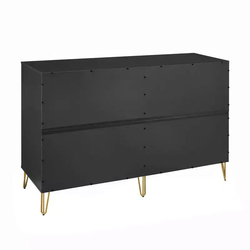 Manhattan Comfort Dumbo 3pc 5 Drawer Dresser, 10 Drawer Dresser and Nightstand Set