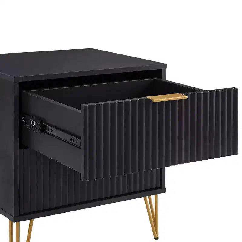 Manhattan Comfort Dumbo 3pc 5 Drawer Dresser, 10 Drawer Dresser and Nightstand Set