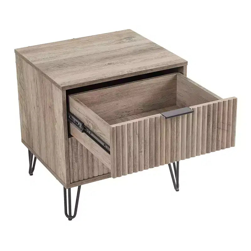 Manhattan Comfort Dumbo 3pc 5 Drawer Dresser, 10 Drawer Dresser and Nightstand Set