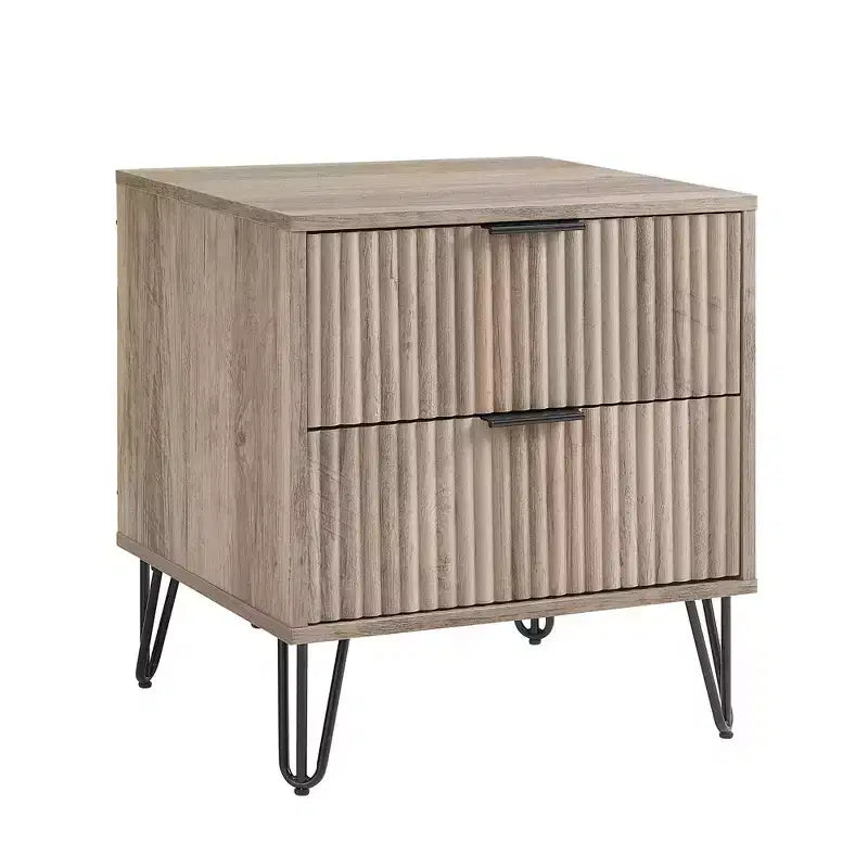 Manhattan Comfort Dumbo 3pc 5 Drawer Dresser, 10 Drawer Dresser and Nightstand Set
