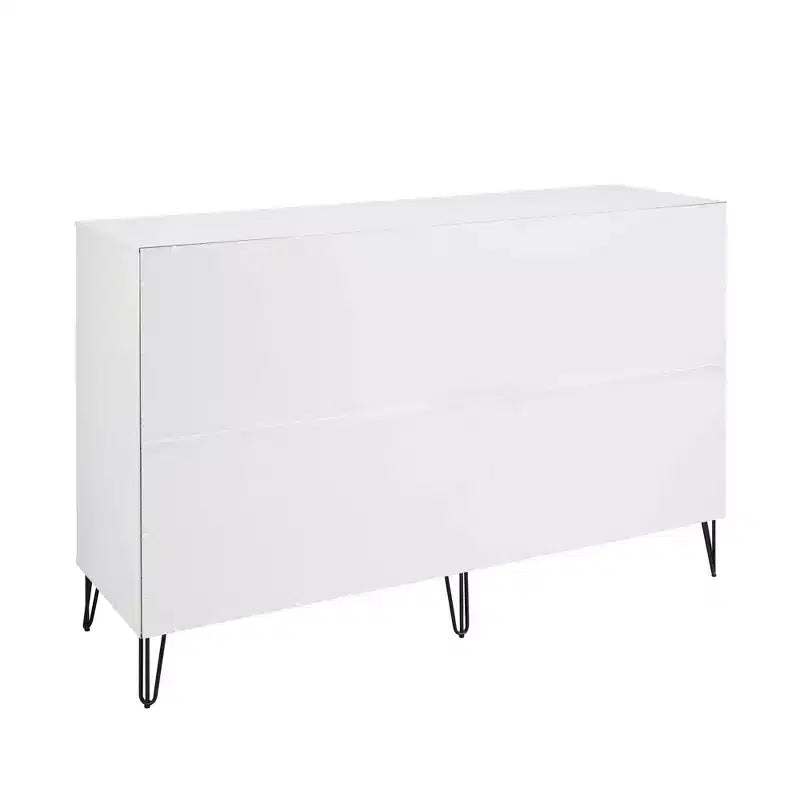 Manhattan Comfort Dumbo 3pc 5 Drawer Dresser, 10 Drawer Dresser and Nightstand Set
