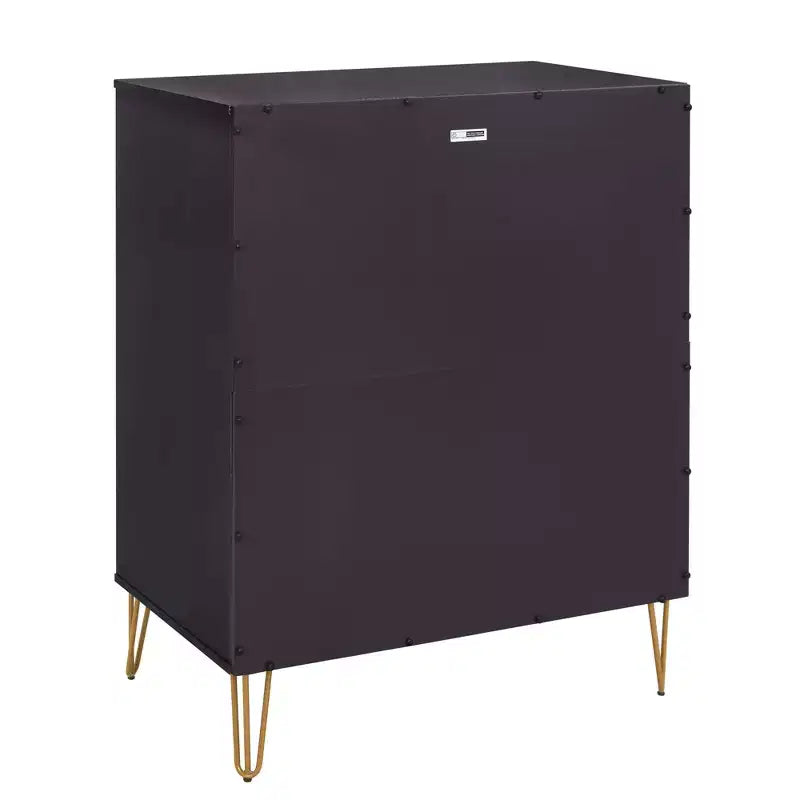 Manhattan Comfort Dumbo 3pc 5 Drawer Dresser, 10 Drawer Dresser and Nightstand Set