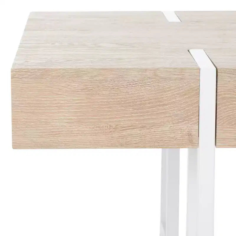 Aberton Coffee Table - COF7009A - Natural/White - Safavieh