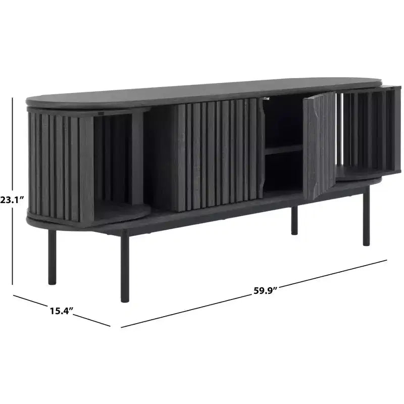 Enid 4 Door Media Stand - MED9639 - Safavieh