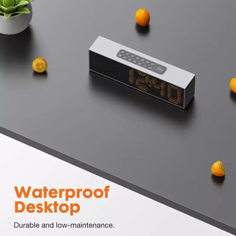 Bureau réversible en L de 127 cm de large avec sac de rangement | Noir