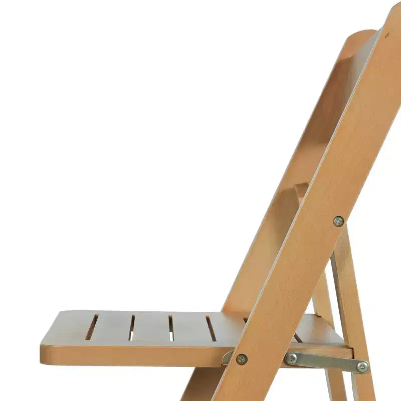 Flash Furniture Holden Commercial Grade Solid Wood Folding Dining Chair