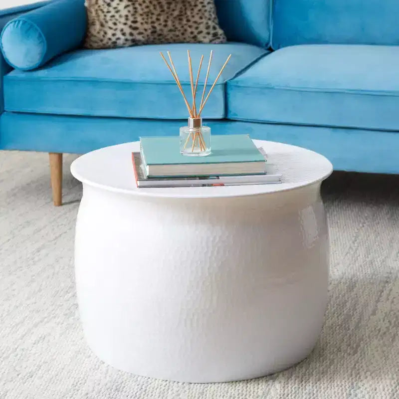 Aztec Metal Table Stool - FOX5516 - Safavieh Couture