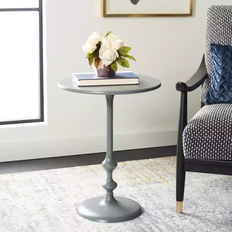 Hydra Round Side Table - FOX5520 - Safavieh Couture