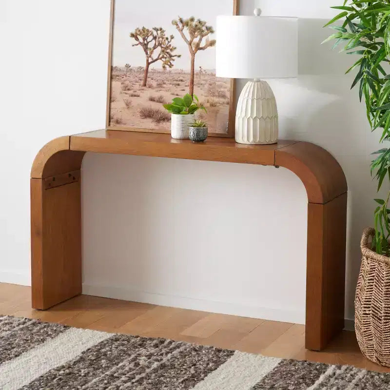 Liasonya Curved Console Table - CNS6604 -Safavieh