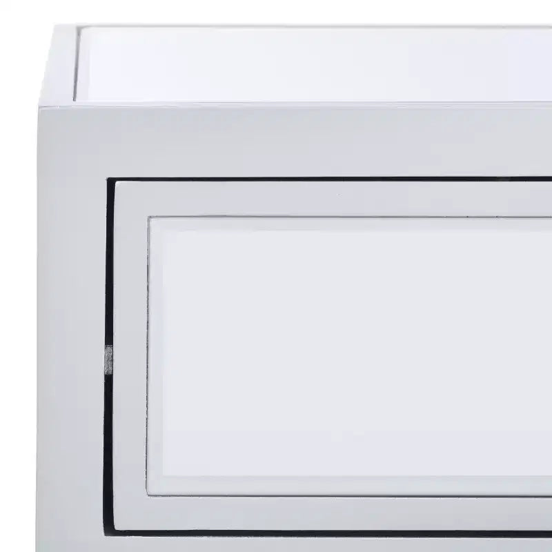 Aster 2 Drawer Mirrored Desk - DSK9701 - Silver/Mirror - Safavieh
