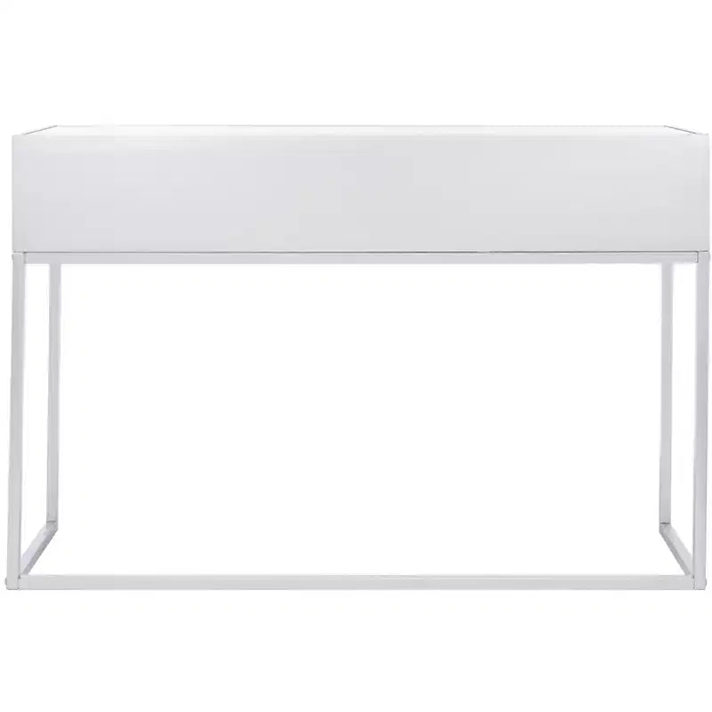 Aster 2 Drawer Mirrored Desk - DSK9701 - Silver/Mirror - Safavieh