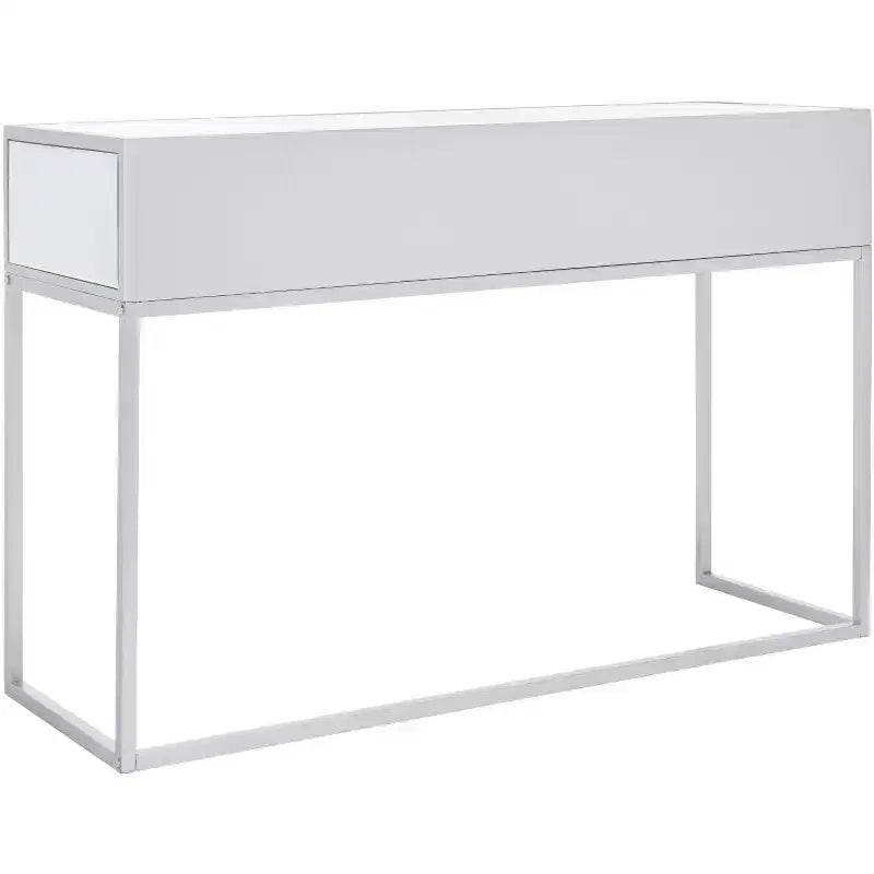Aster 2 Drawer Mirrored Desk - DSK9701 - Silver/Mirror - Safavieh