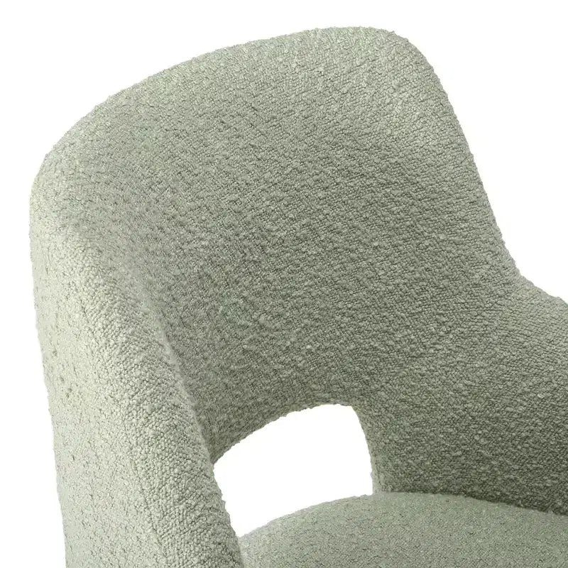 Chaise de bureau pivotante Genevieve mi-siècle moderne avec roulettes
