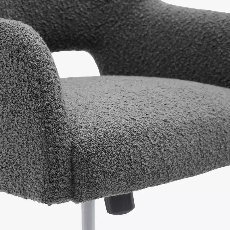 Chaise de bureau pivotante Genevieve mi-siècle moderne avec roulettes