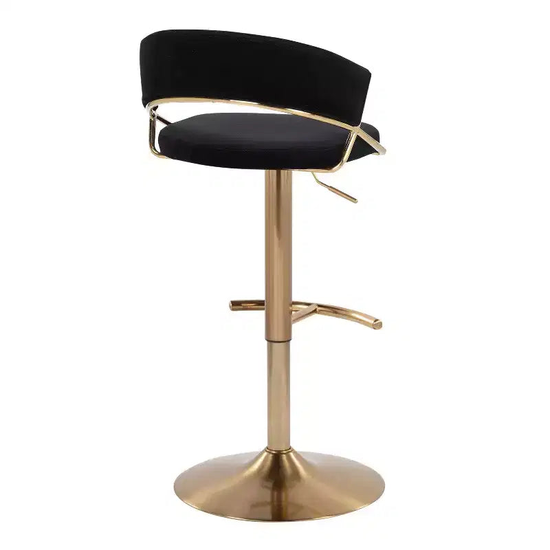 LumiSource Set of 2 Jie Adjustable Swivel Barstools