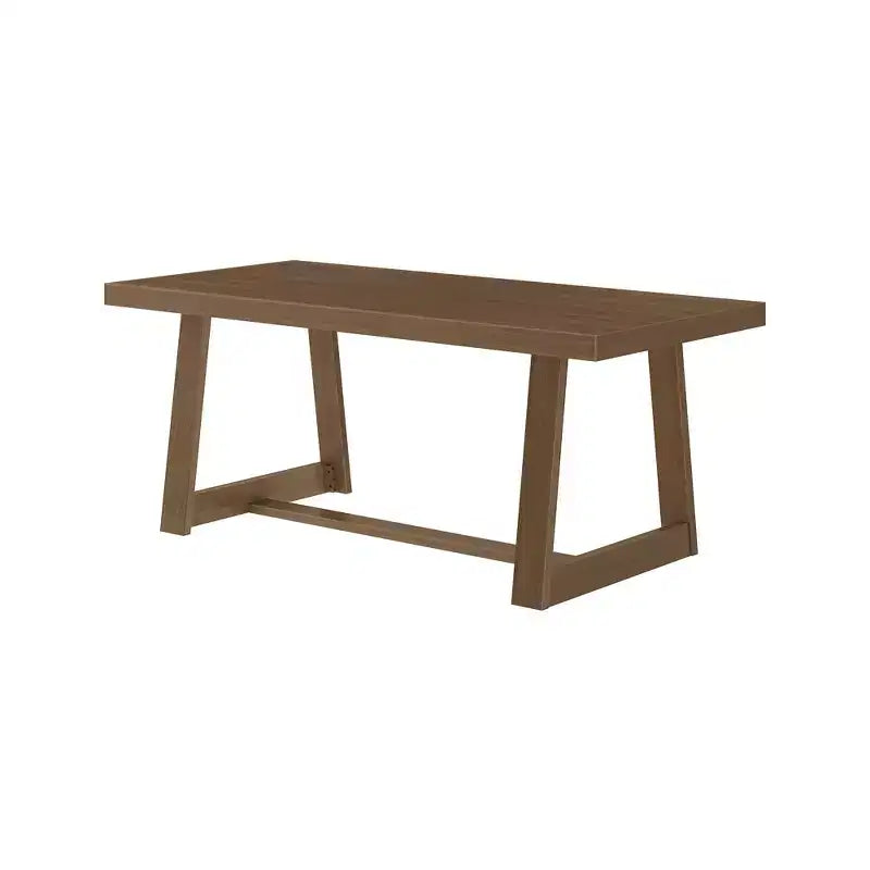 Plank+Beam 72 Dining Table for 6, Solid Wood Classic Farmhouse Style Kitchen Table