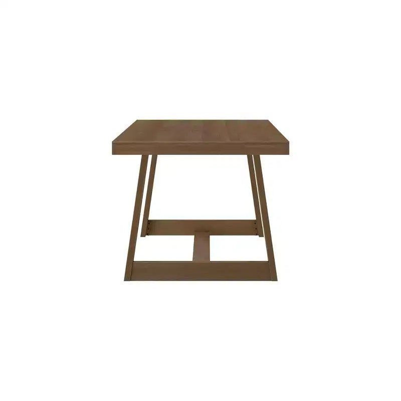 Plank+Beam 72 Dining Table for 6, Solid Wood Classic Farmhouse Style Kitchen Table