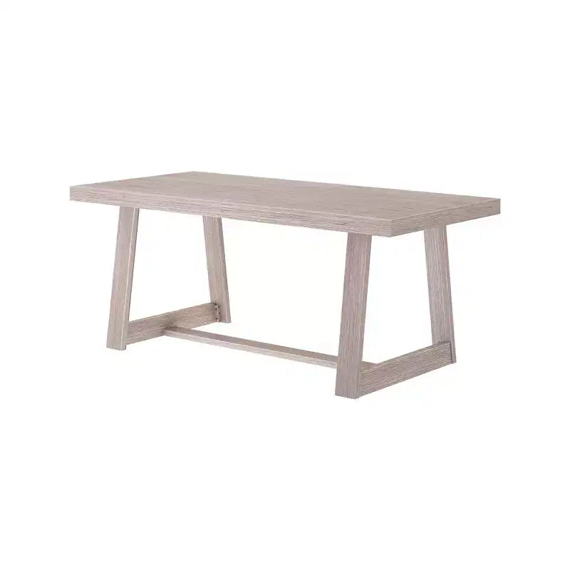 Plank+Beam 72 Dining Table for 6, Solid Wood Classic Farmhouse Style Kitchen Table