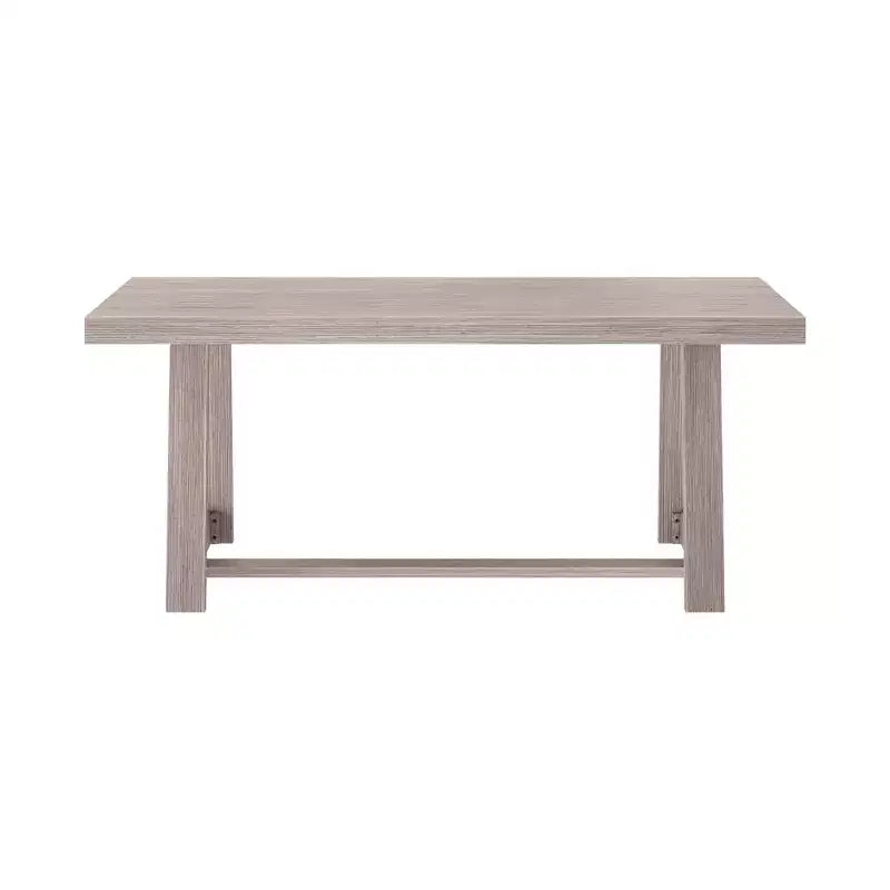 Plank+Beam 72 Dining Table for 6, Solid Wood Classic Farmhouse Style Kitchen Table