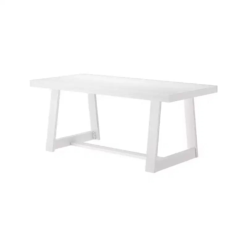 Plank+Beam 72 Dining Table for 6, Solid Wood Classic Farmhouse Style Kitchen Table