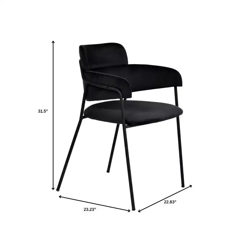Chaise de salle à manger rembourrée Axis – Siège d'appoint moderne avec pieds en acier inoxydable thermolaqué durable pour cuisine, salle à manger, bureau et salon.