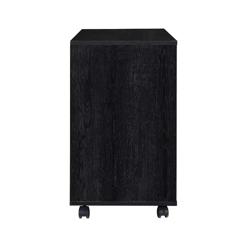 AndMakers 3-Drawer 39in. W File Cabinet for Home Office, Mobile Lateral Filing Cabinet, Printer Stand with Open Storage Shelves