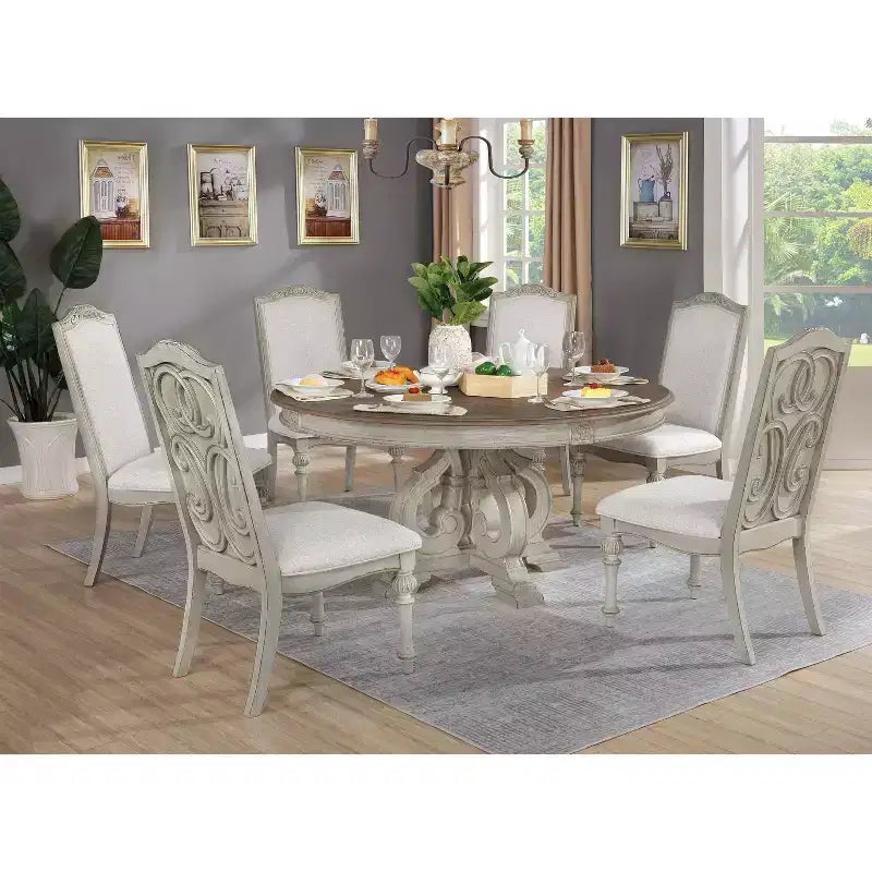 Frainio Dining Set White - HOMES: Inside + Out