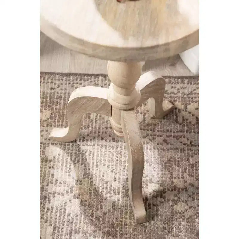Kate and Laurel Tourneaux Wood Side Table