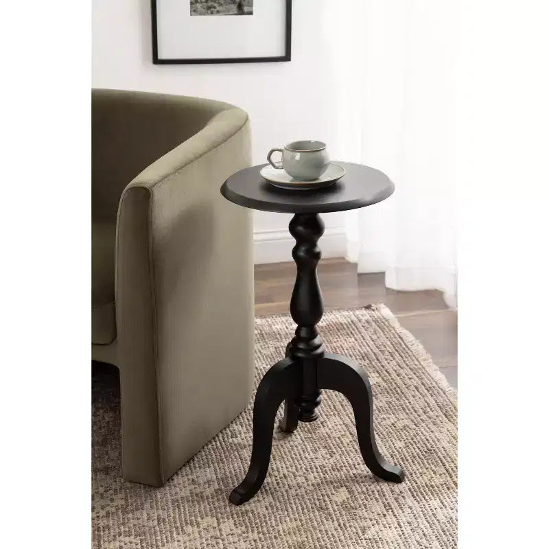 Kate and Laurel Tourneaux Wood Side Table