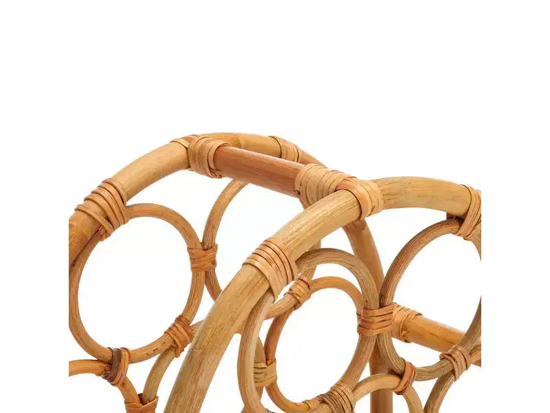Wilda Rattan Bottle Rack - STG1801 - Natural - Safavieh