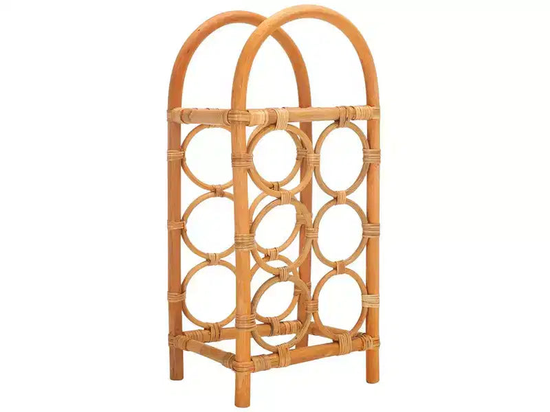 Lyza Rattan Bottle Rack - STG1800 - Natural - Safavieh