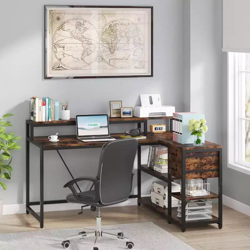 Lantine L Corner Computer Desk