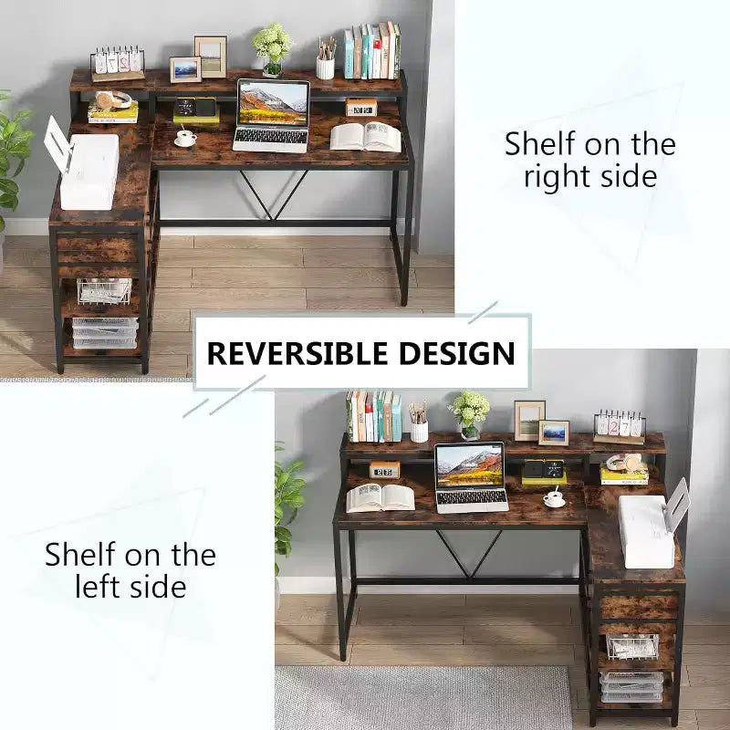 Lantine L Corner Computer Desk