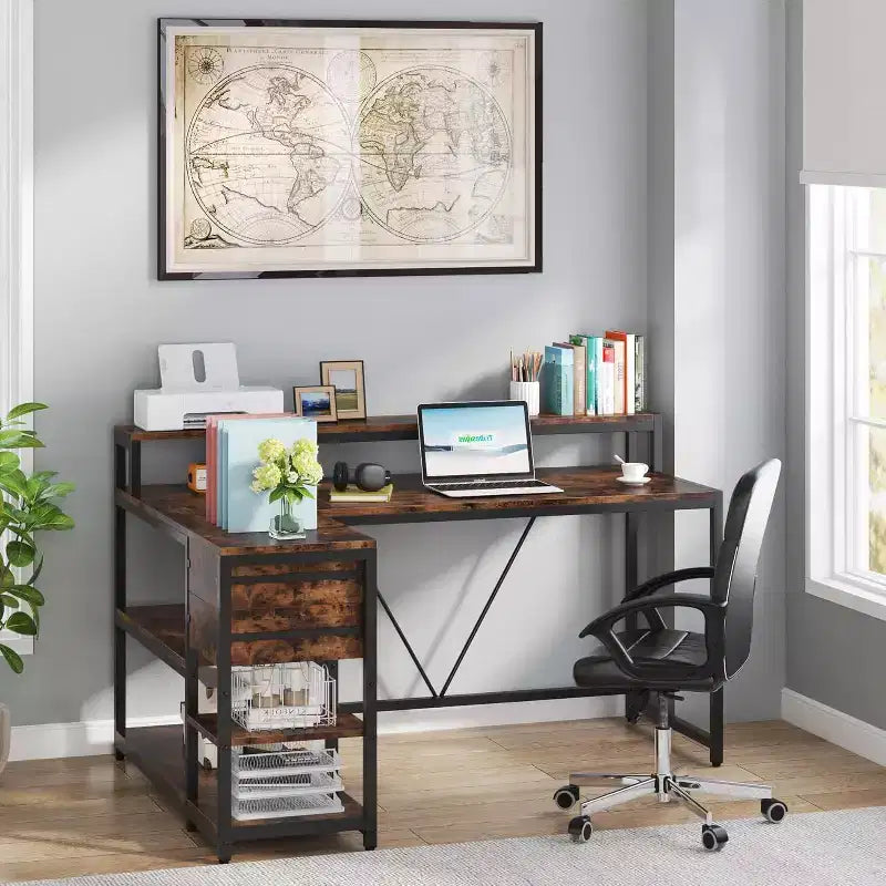 Lantine L Corner Computer Desk