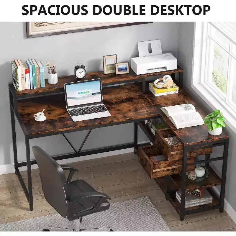 Lantine L Corner Computer Desk