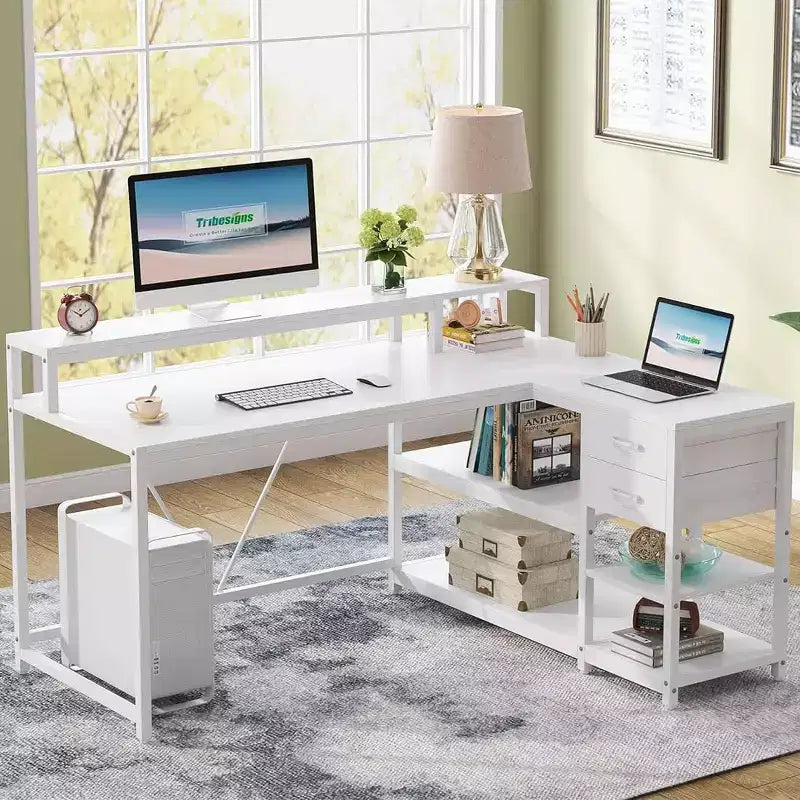 Lantine L Corner Computer Desk