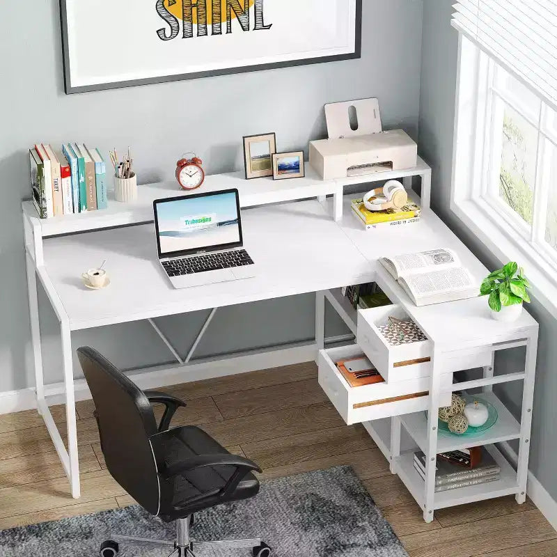 Lantine L Corner Computer Desk