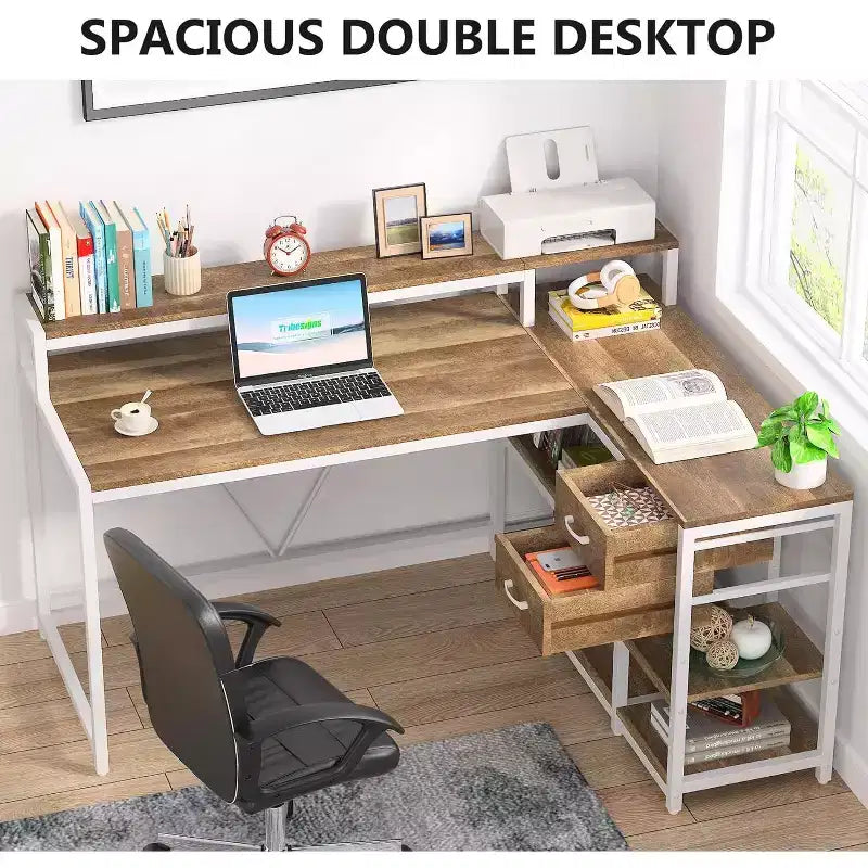 Lantine L Corner Computer Desk