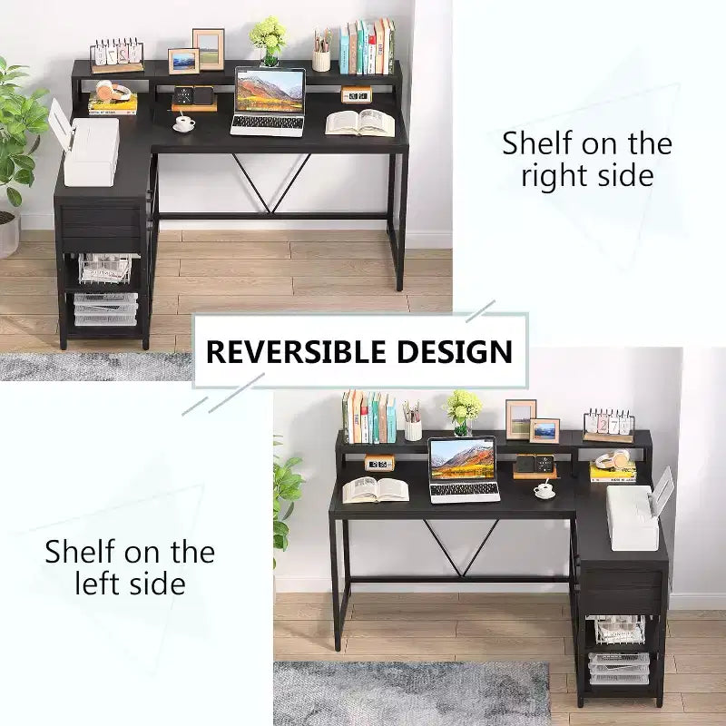 Lantine L Corner Computer Desk
