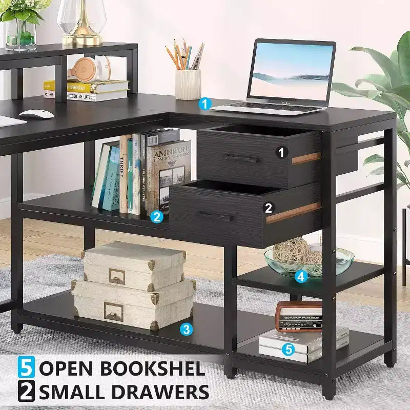 Lantine L Corner Computer Desk