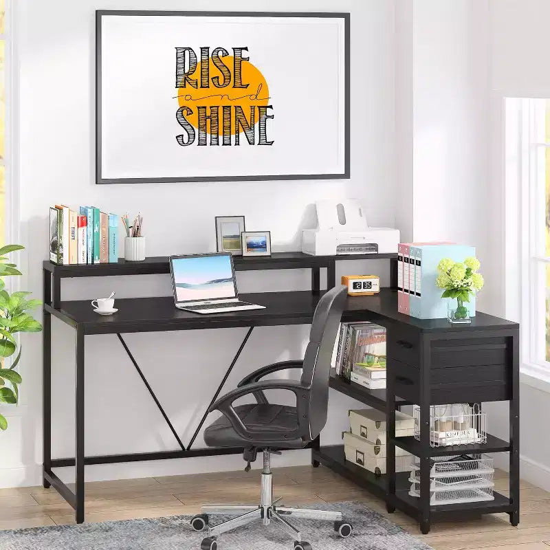 Lantine L Corner Computer Desk