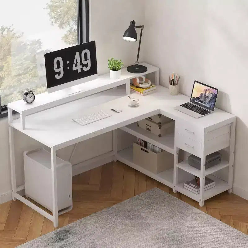 Lantine L Corner Computer Desk