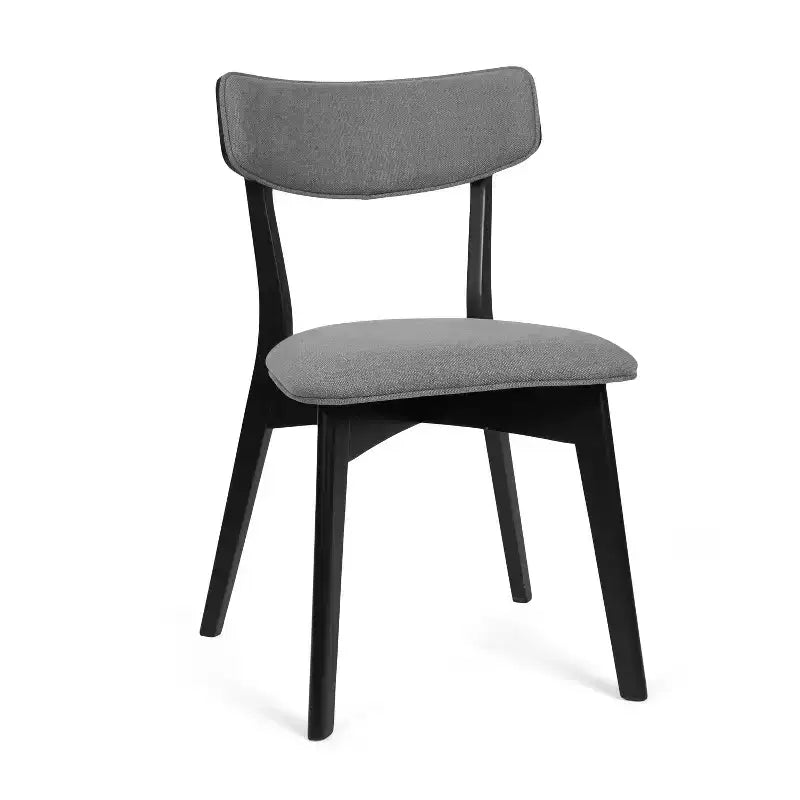 Sedie da pranzo Crystal in tessuto imbottito, design moderno di metà secolo