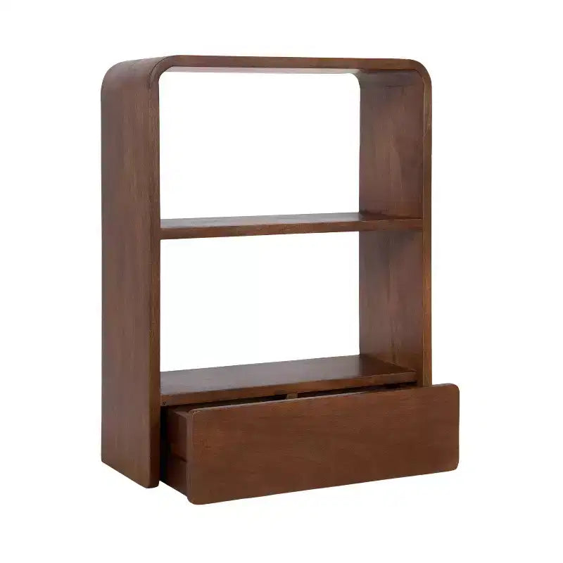 Kate & Laurel All Things Decor 18x24 Kato Wall Shelf with Drawer